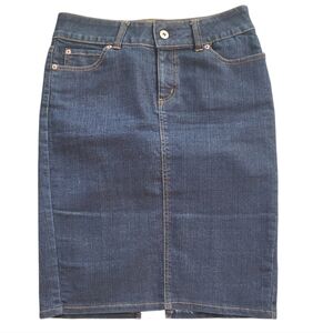 Mixit denim dark blue  pencil Skirt